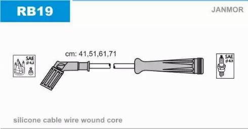 Janmor RB19 - Ignition Cable Kit onlydrive.pro