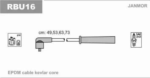 Janmor RBU16 - Sytytysjohtosarja onlydrive.pro