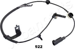 Japanparts ABS-922 - Датчик ABS, частота вращения колеса onlydrive.pro