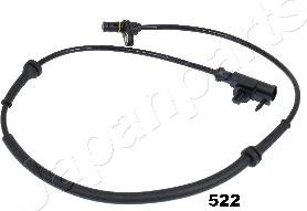 Japanparts ABS-522 - Датчик ABS, частота вращения колеса onlydrive.pro