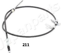 Japanparts BC-211 - Cable, parking brake onlydrive.pro