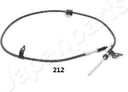 Japanparts BC-212 - Cable, parking brake onlydrive.pro