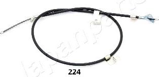 Japanparts BC-224 - Cable, parking brake onlydrive.pro