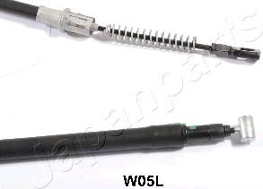 Japanparts BC-W05L - Cable, parking brake onlydrive.pro