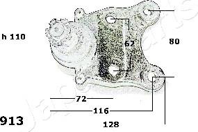 Japanparts BJ-913 - Ball Joint onlydrive.pro