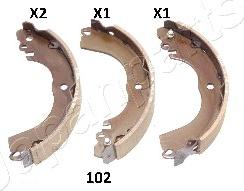 Japanparts GF-102AF - Brake Shoe Set onlydrive.pro