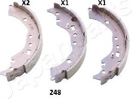 Japanparts GF-248AF - Brake Shoe Set onlydrive.pro