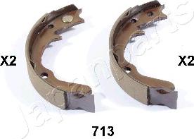 Japanparts GF-713AF - Brake Shoe Set, parking brake onlydrive.pro