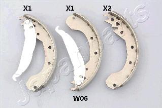 Japanparts GF-W06AF - Brake Shoe Set onlydrive.pro