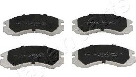 Japanparts PA-599AF - Brake Pad Set, disc brake onlydrive.pro