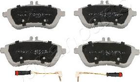 Japanparts PA-0512AF - Brake Pad Set, disc brake onlydrive.pro