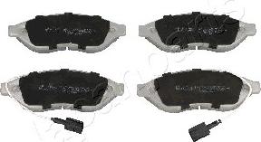 Japanparts PA-0655AF - Brake Pad Set, disc brake onlydrive.pro