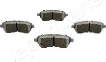 Japanparts PA-0089AF - Brake Pad Set, disc brake onlydrive.pro