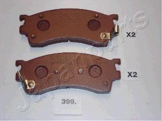 Japanparts PA-399AF - Brake Pad Set, disc brake onlydrive.pro