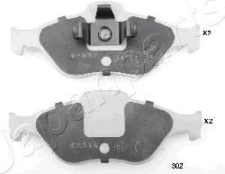 Japanparts PA-302AF - Brake Pad Set, disc brake onlydrive.pro