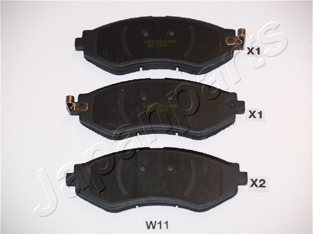 Japanparts PA-W11AF - Brake Pad Set, disc brake onlydrive.pro