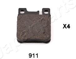 Japanparts PP-911AF - Brake Pad Set, disc brake onlydrive.pro