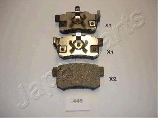 Japanparts PP-445AF - Brake Pad Set, disc brake onlydrive.pro