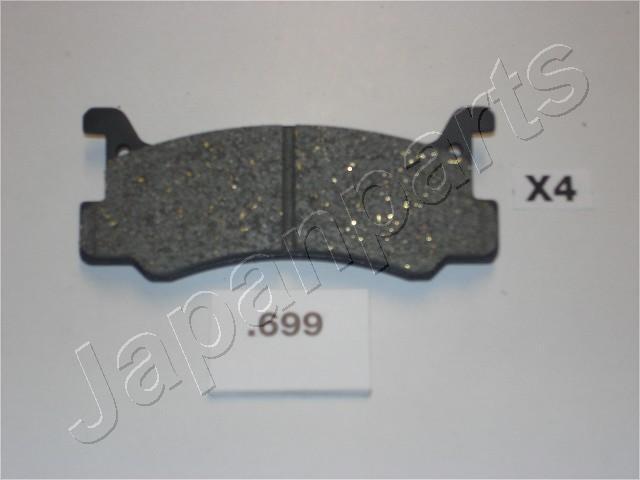 Japanparts PP-699AF - Brake Pad Set, disc brake onlydrive.pro