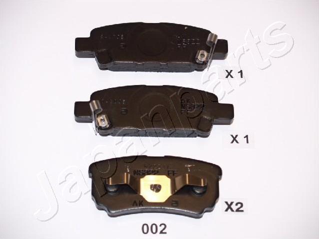 Japanparts PP-002AF - Brake Pad Set, disc brake onlydrive.pro