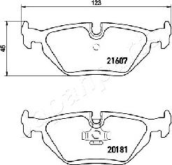 Japanparts PP-0105AF - Jarrupala, levyjarru onlydrive.pro