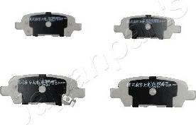 Japanparts PP-154AF - Тормозные колодки, дисковые, комплект onlydrive.pro