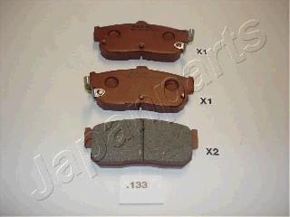 Japanparts PP-133AF - Brake Pad Set, disc brake onlydrive.pro