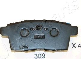 Japanparts PP-309AF - Brake Pad Set, disc brake onlydrive.pro