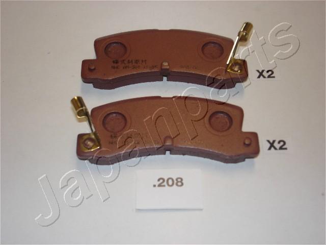 Japanparts PP-208AF - Brake Pad Set, disc brake onlydrive.pro