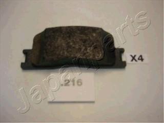 Japanparts PP-216AF - Brake Pad Set, disc brake onlydrive.pro