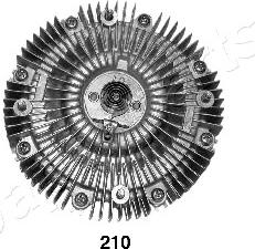 Japanparts VC-210 - Clutch, radiator fan onlydrive.pro