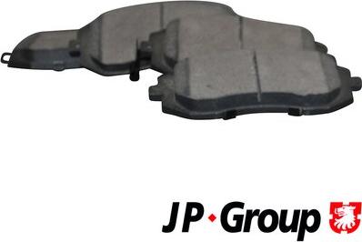 JP Group 4663600510 - Brake Pad Set, disc brake onlydrive.pro