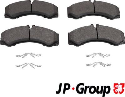 JP Group 1163601610 - Тормозные колодки, дисковые, комплект onlydrive.pro