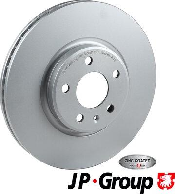 JP Group 1163108600 - Brake Disc onlydrive.pro