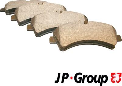 JP Group 1163705710 - Brake Pad Set, disc brake onlydrive.pro