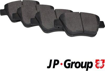 JP Group 1163707210 - Тормозные колодки, дисковые, комплект onlydrive.pro