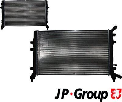 JP Group 1114208000 - Radiatorius, variklio aušinimas onlydrive.pro