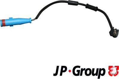 JP Group 1297301500 - Įspėjimo kontaktas, stabdžių trinkelių susidėvėjimas onlydrive.pro