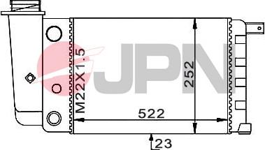 JPN 60C9015-JPN - Radiators, Motora dzesēšanas sistēma onlydrive.pro