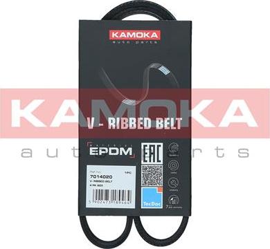 Kamoka 7014020 - V-Ribbed Belt onlydrive.pro