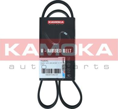 Kamoka 7016041 - V-Ribbed Belt onlydrive.pro