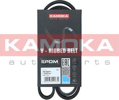 Kamoka 7016071 - V-Ribbed Belt onlydrive.pro