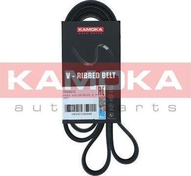 Kamoka 7016172 - V-Ribbed Belt onlydrive.pro