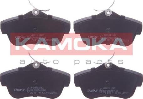 Kamoka JQ101174 - Brake Pad Set, disc brake onlydrive.pro