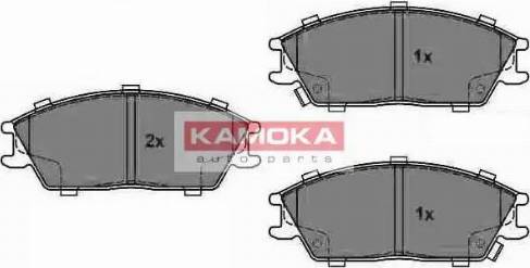 Kamoka JQ1018152 - Brake Pad Set, disc brake onlydrive.pro