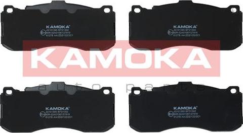 Kamoka JQ101395 - Тормозные колодки, дисковые, комплект onlydrive.pro