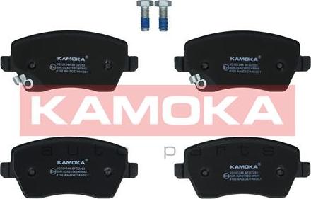 Kamoka JQ101344 - Тормозные колодки, дисковые, комплект onlydrive.pro