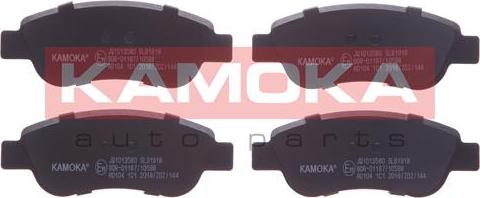 Kamoka JQ1013580 - Тормозные колодки, дисковые, комплект onlydrive.pro