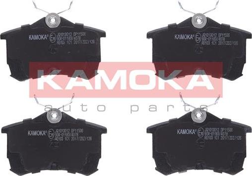 Kamoka JQ1013012 - Brake Pad Set, disc brake onlydrive.pro