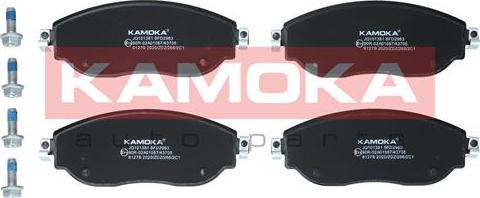 Kamoka JQ101381 - Brake Pad Set, disc brake onlydrive.pro